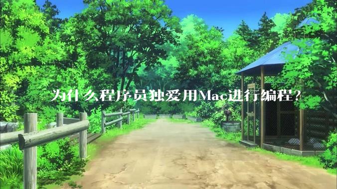为什么程序员独爱用Mac进行编程？
